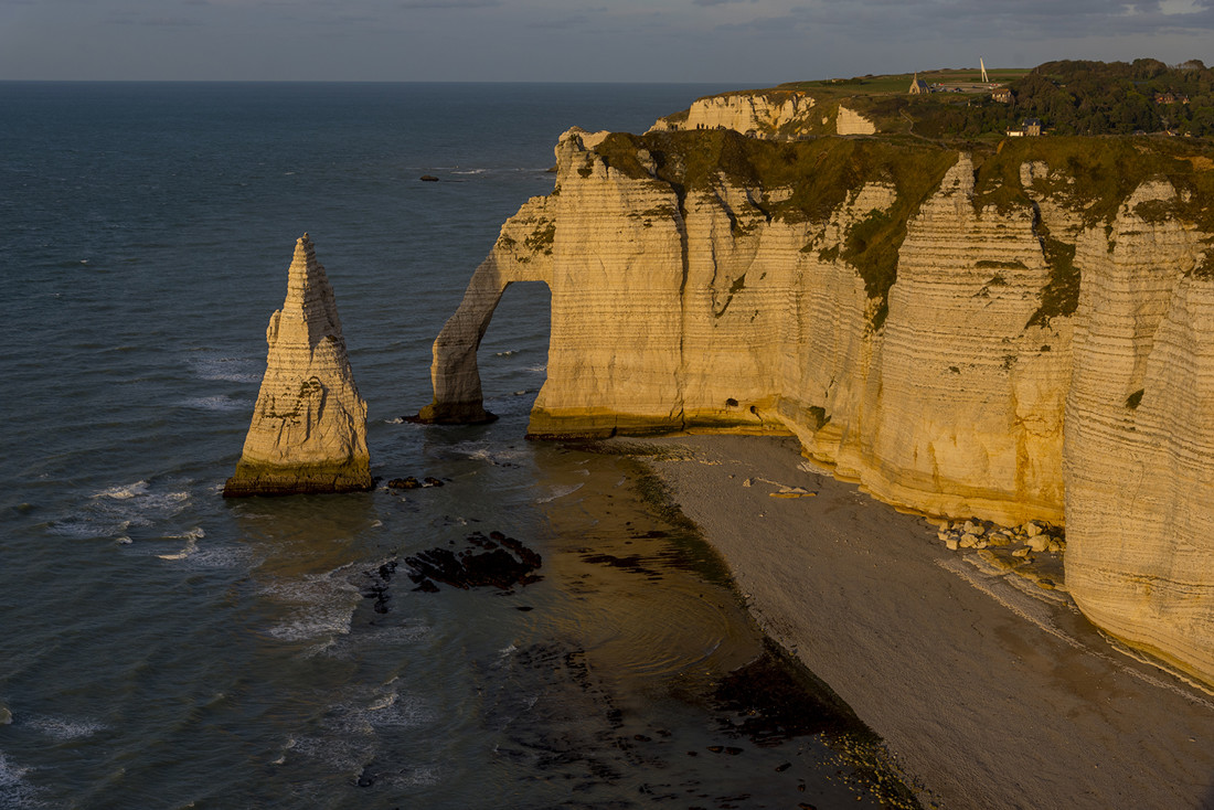 La Porte d&#39;Aval y L&#39;Aiguille Creuse